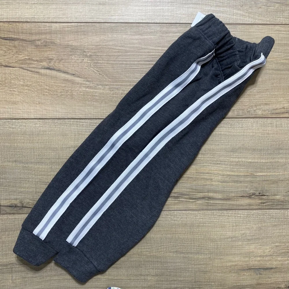The Childrens Place Boys Sweatpants With White Trim On Legs‎ Size 3T Gray